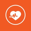 Heart Health icon simple vector illustration