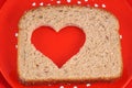Heart Healthy Bread Royalty Free Stock Photo