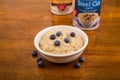 Heart-Healthy Steel-Cut Oatmeal and Blueberries