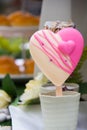 Heart ice cream Royalty Free Stock Photo