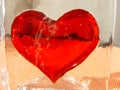 Heart Ice flat mouth Royalty Free Stock Photo