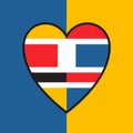 Heart Icon With Congo Flag: Dutch Tradition Meets Ndebele Art