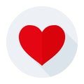 Heart Icon flat love, saint valentines day
