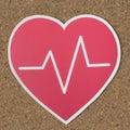 Heart icon for healthy concept