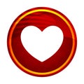 Heart icon creative red round button illustration design Royalty Free Stock Photo