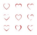 Heart Icon Set