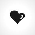 heart icon. heart vector icon. heart isolated icon Royalty Free Stock Photo