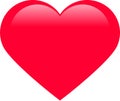 Heart Icon symbol vector file with image Royalty Free Stock Photo