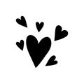 Heart icon vector. love illustration sign. romance symbol or logo.