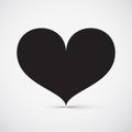 Heart Icon. Royalty Free Stock Photo