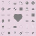 Heart icon. web icons universal set for web and mobile