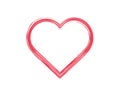 Heart icon on white background. Love icon for web site. Vector illustration Royalty Free Stock Photo