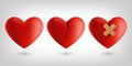 Heart icons