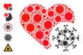 Heart Infection Icon - Viral Composition and Other Icons