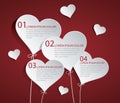 Heart Infographic Royalty Free Stock Photo