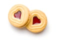 Heart jelly cookies.