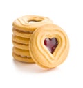 Heart jelly cookies.