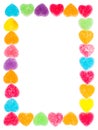 Heart jelly frame