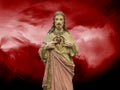 Heart of the Jesus Christ Royalty Free Stock Photo
