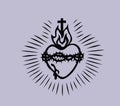 Heart Jesus Icon, Sign and Symbol