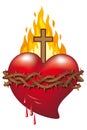 Heart of Jesus Royalty Free Stock Photo