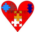 Heart jigsaw