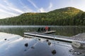 Heart Lake and Mount Jo Morning Royalty Free Stock Photo