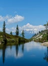 Heart Lake, Shasta-Trinity National Forest, Northern California. Royalty Free Stock Photo