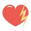 Heart lightning girl power