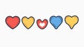 Heart and Like Icon: Symbolic Representation for Web Design