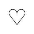 Heart line icon Royalty Free Stock Photo