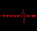 Heart line, Valentine's Day