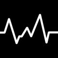 Heart line. Vector cardiogram health medical heartbeat.