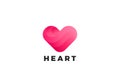Heart Logo Love Symbol Vector design template Royalty Free Stock Photo