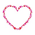 Heart love frame icon Royalty Free Stock Photo