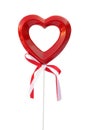 Heart of love on stick