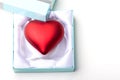 Heart love symbol gift Valentine Day present Royalty Free Stock Photo