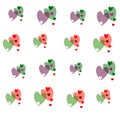 rose green purple heart loves in love valentines day has png illustracion seamless