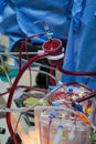 Heart lung machine for heart surgery