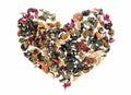 Heart made of flowers Royalty Free Stock Photo