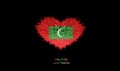 The Heart of Maldives Flag.