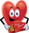 Heart Man with Box Of Chocolates