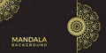 Heart Mandala Vector Design Background