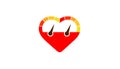 Heart Meter Logo Design