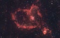 Heart Nebula in the galaxy