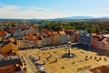 Heart of old town of Ceske Budejovice