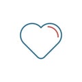 Heart outline icon