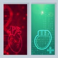 Heart pacemaker banner