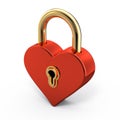 Heart padlock