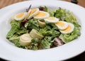 Heart of palm salad palmito ensalada in costa rica Royalty Free Stock Photo